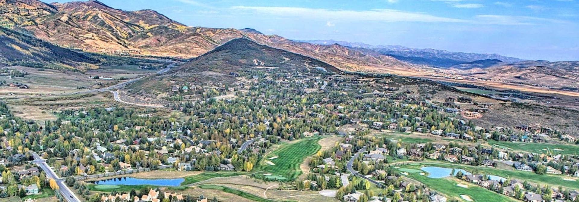 Aeriel View of Park Meadows Condos for Sale in Park City, Utah